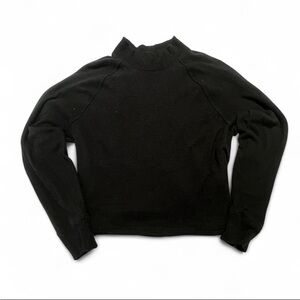 Abercrombie & Fitch Navy Blue Mockneck Sweater